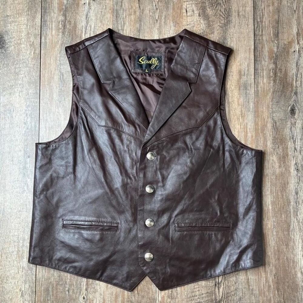 Scully Men's Brown Gilet